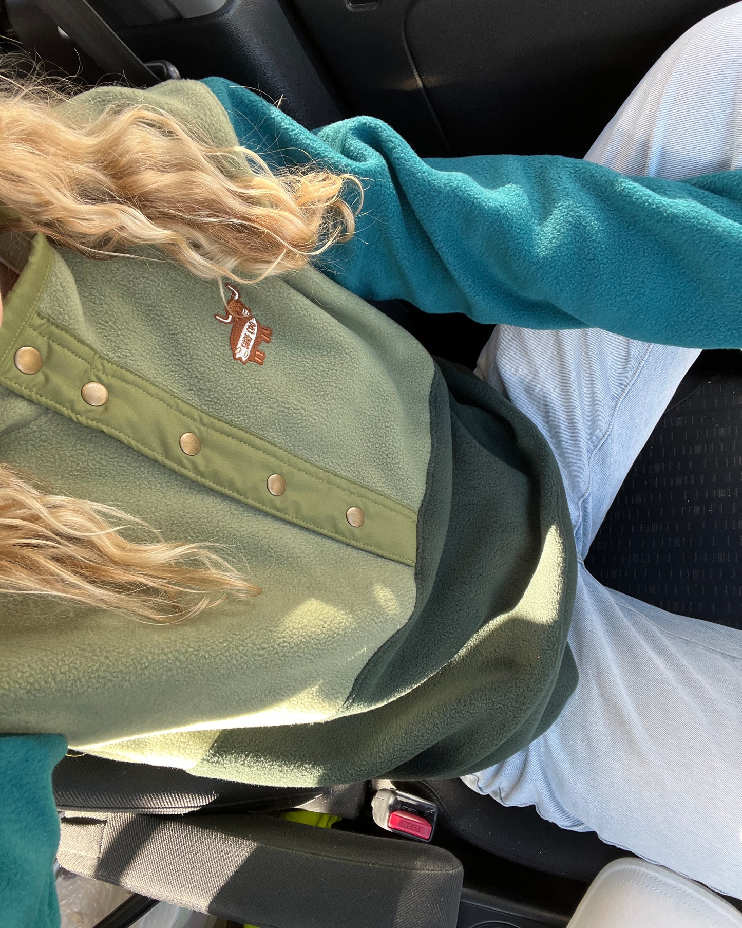Green, Dark Green and Teal