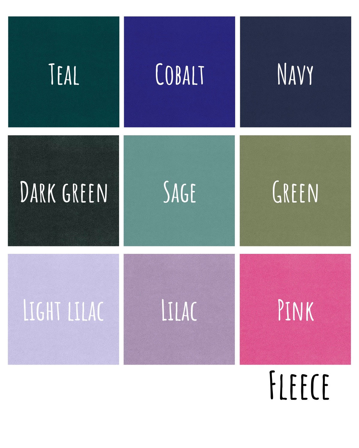 Custom fleece