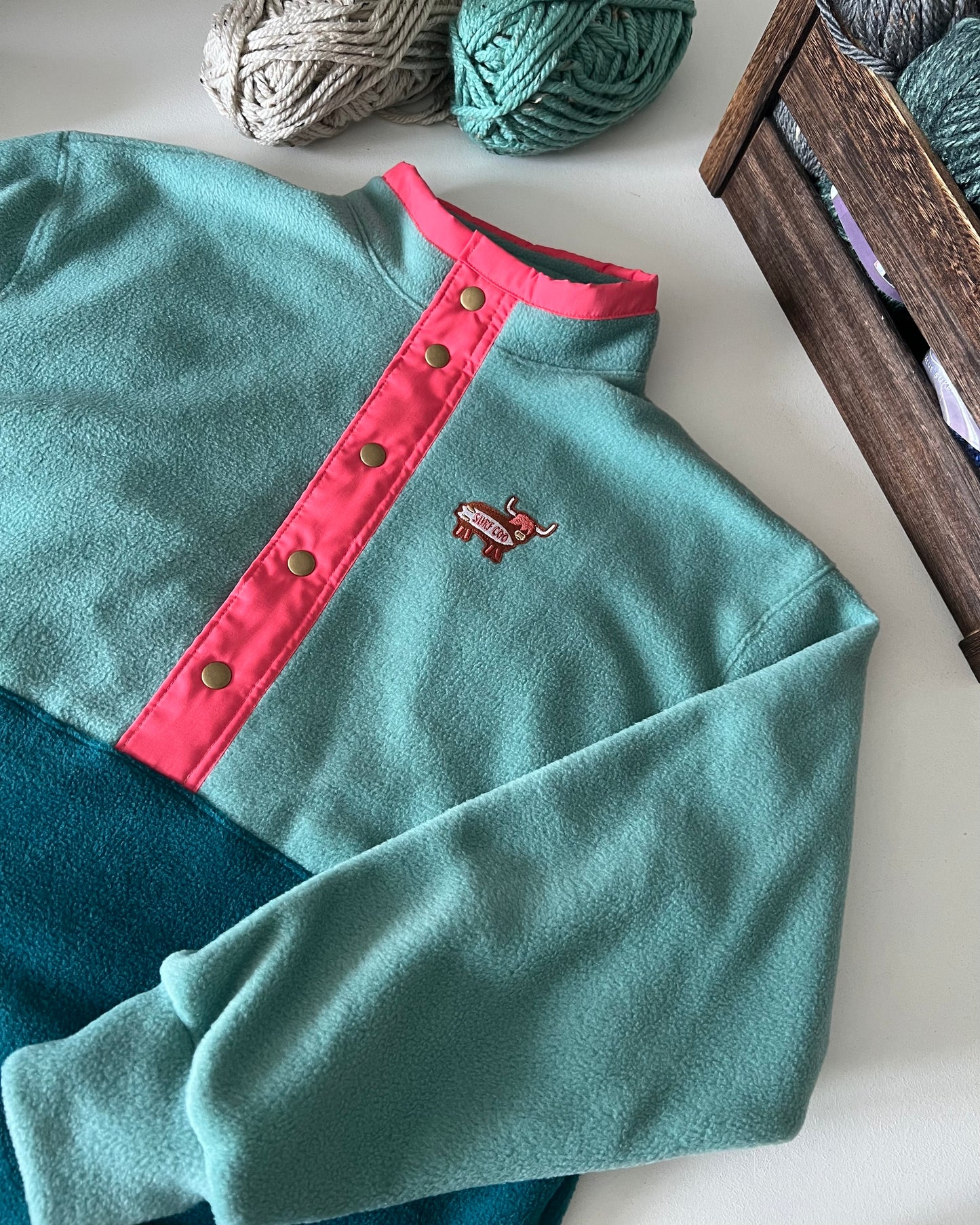 Sage, Teal & Pink