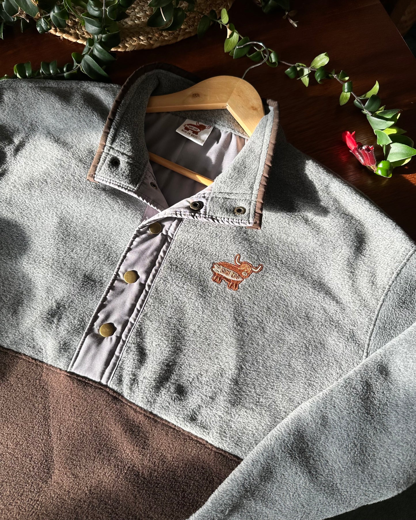 Grey and Brown