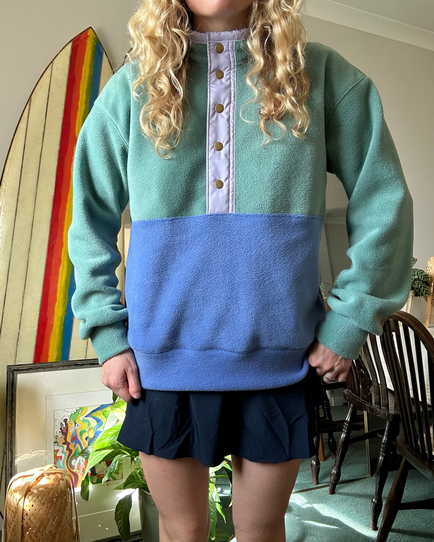 Sage and Blue