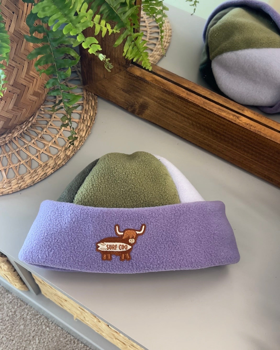 Heather + Pine Scrap Beanie