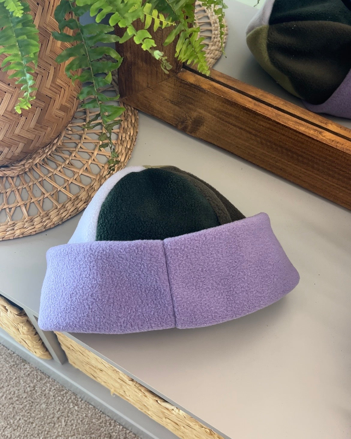 Heather + Pine Scrap Beanie