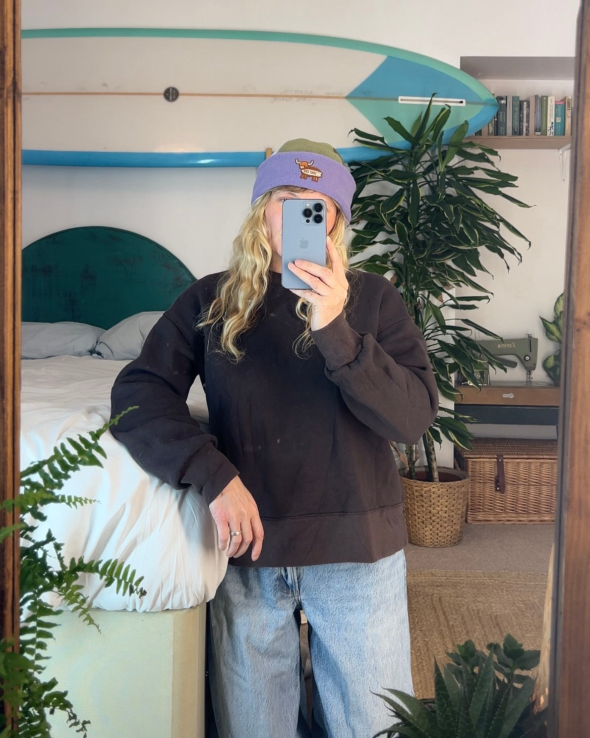 Heather + Pine Scrap Beanie