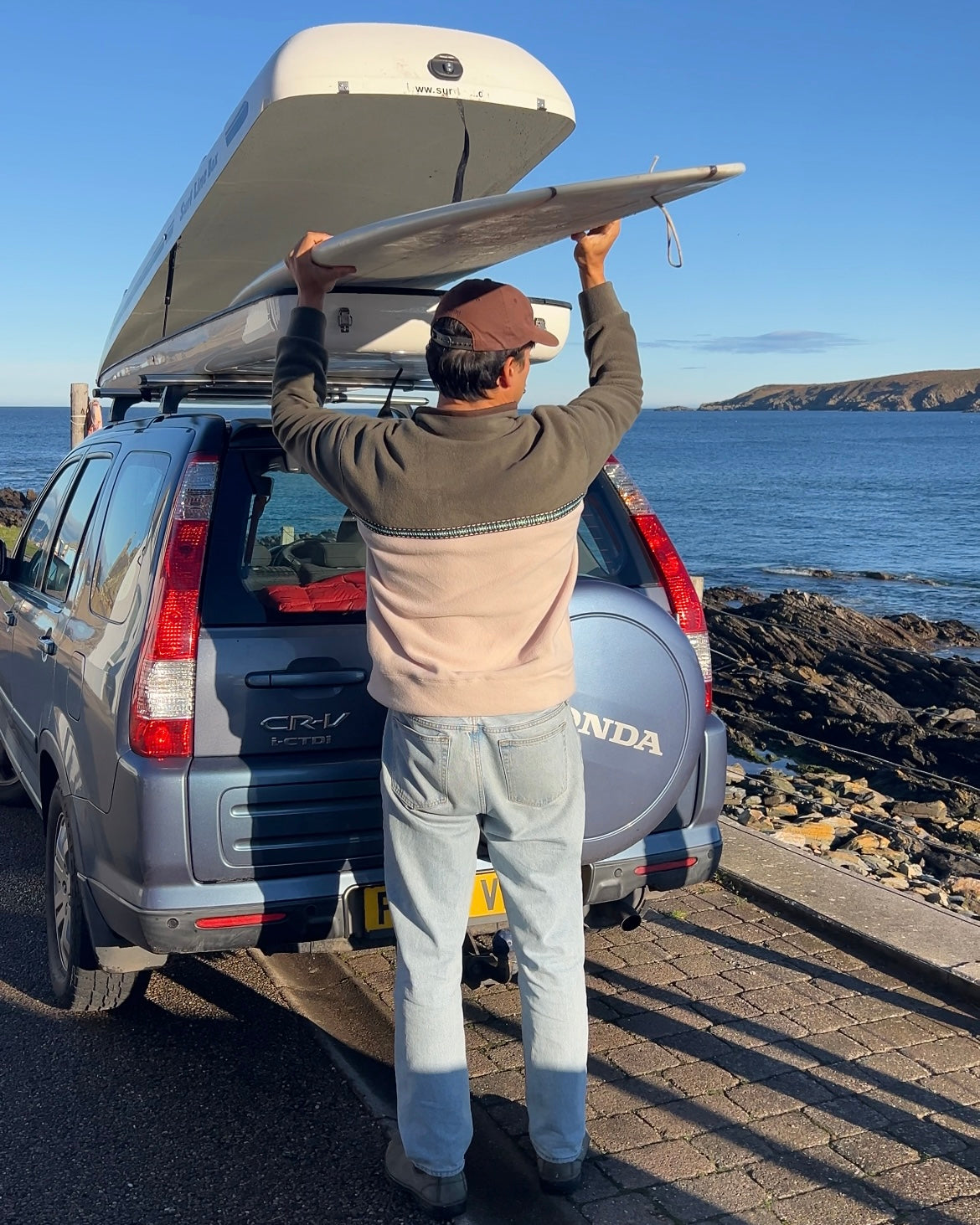 Green and Beige with Braid