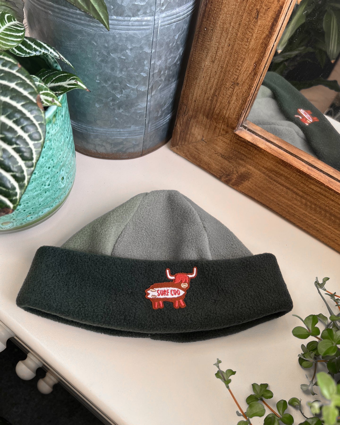Beanie - Dark Green and Green