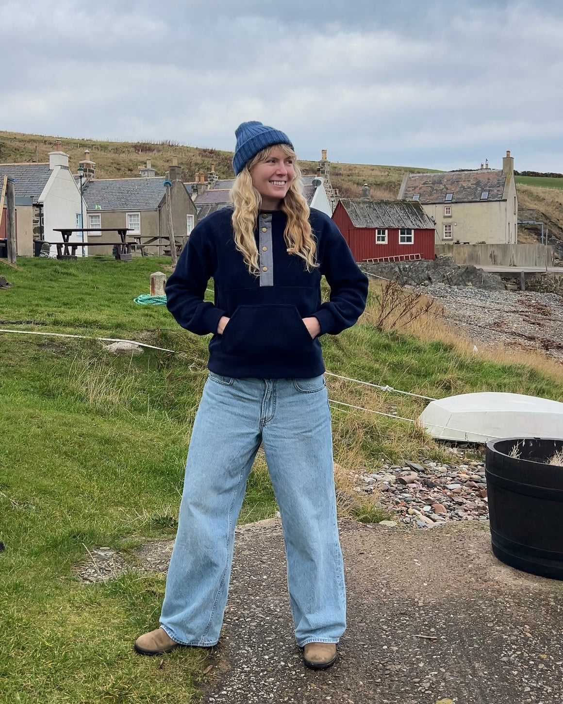 Navy and Grey