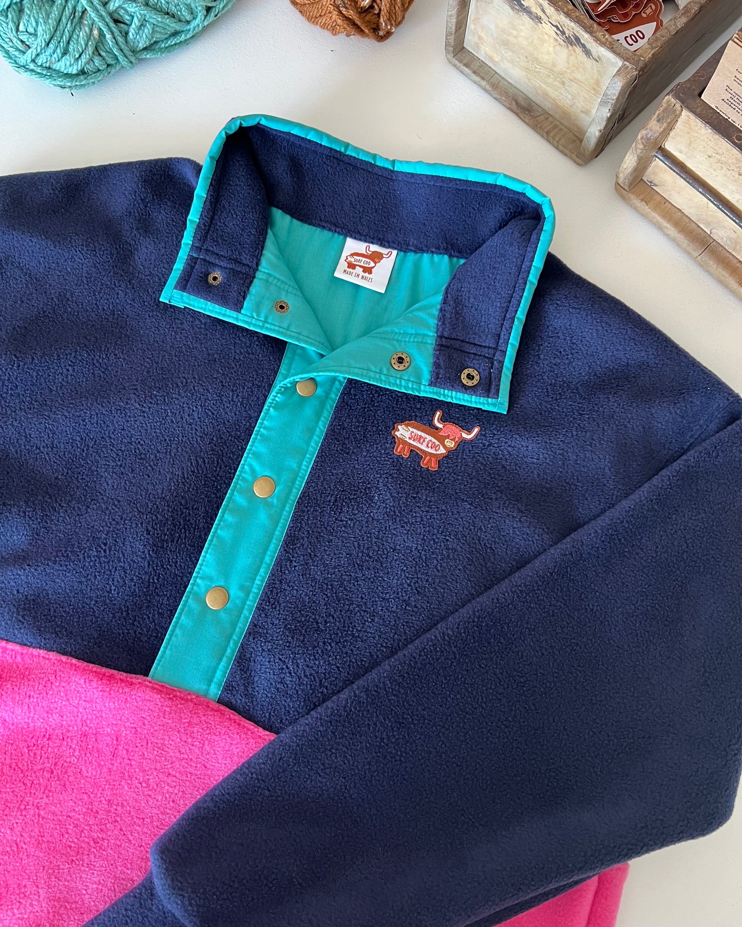 Navy and Pink