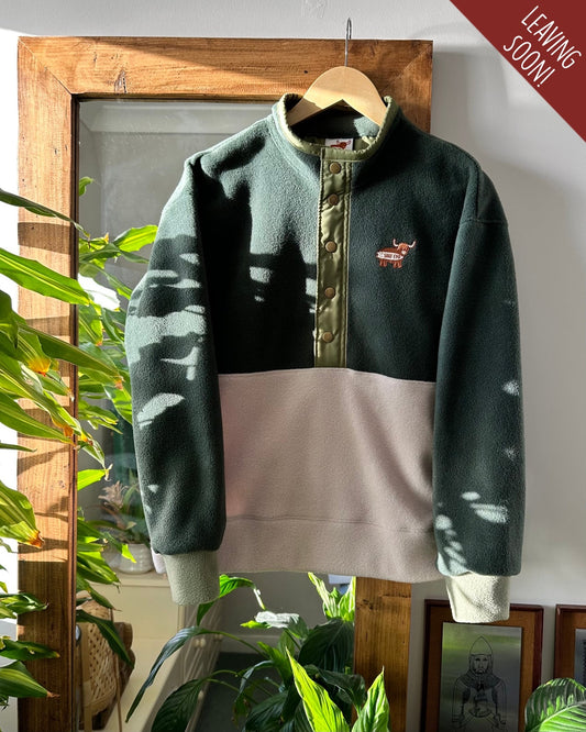 Dark Green, Green and Beige