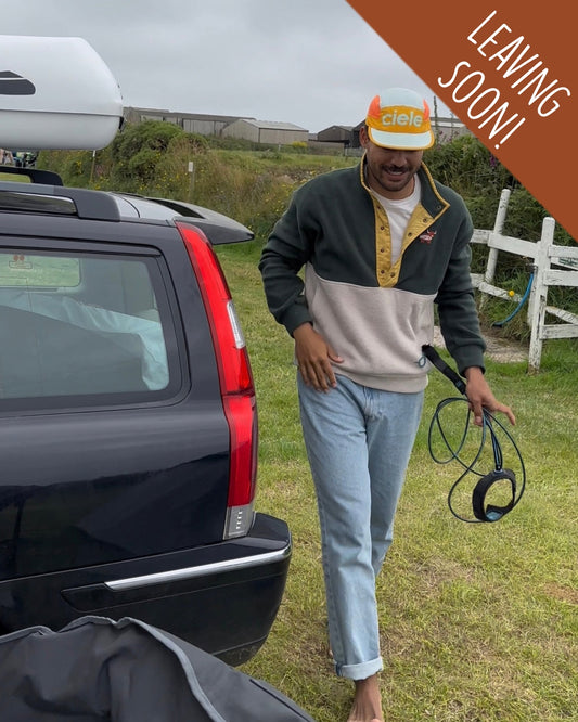 Dark Green and Beige