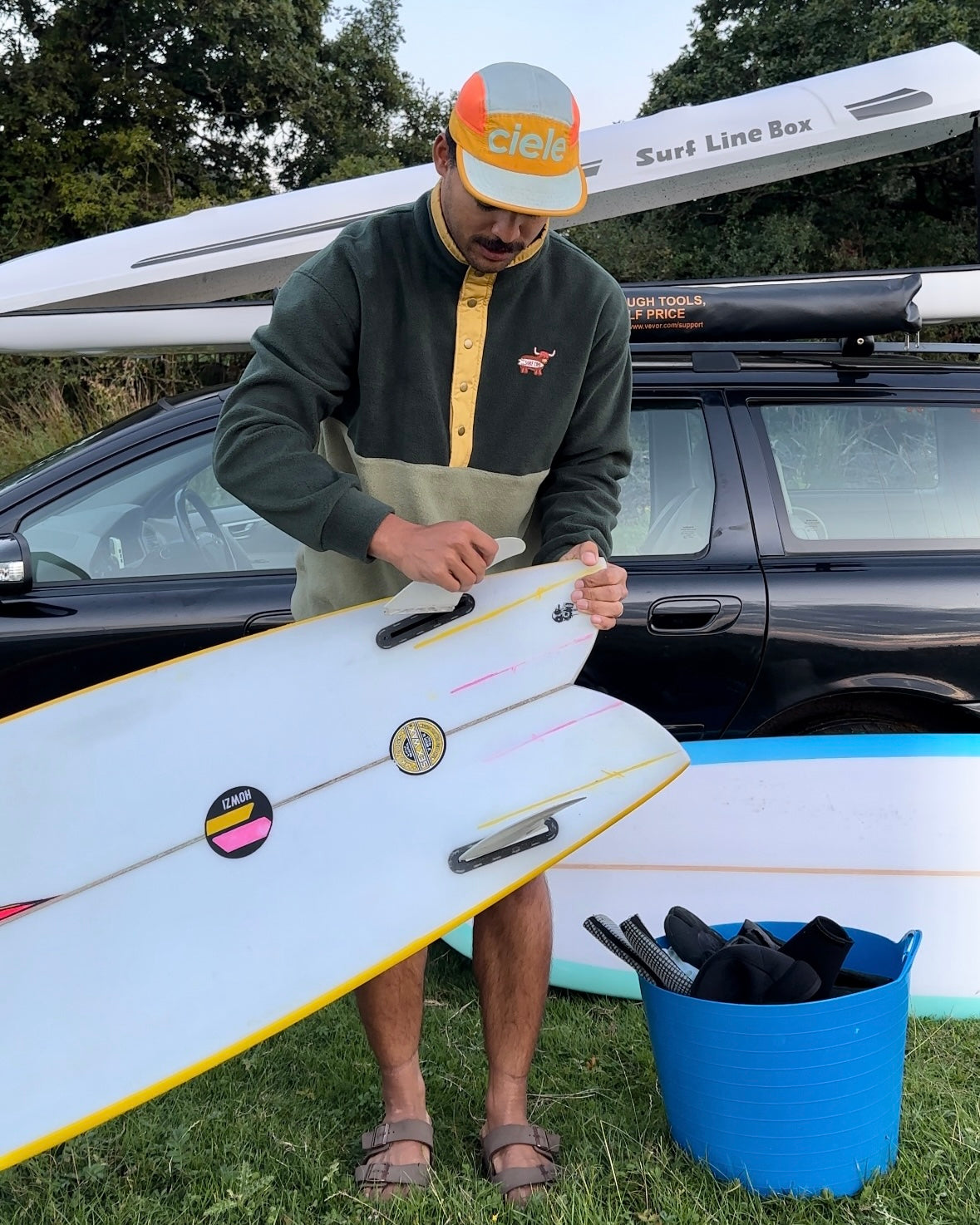 Dark Green and Green