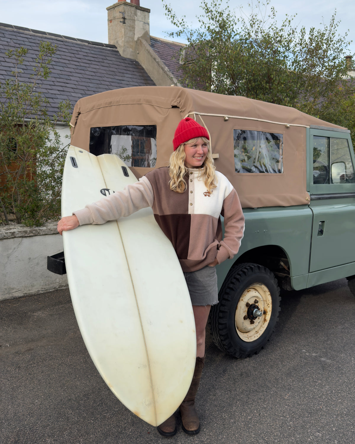 Early Bird Driftwood Scrap Fleece
