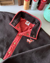 Load image into Gallery viewer, Fleece - Brown and Green

