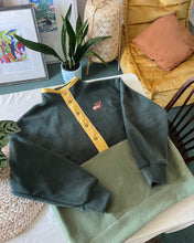 Load image into Gallery viewer, Fleece - Dark Green and Green
