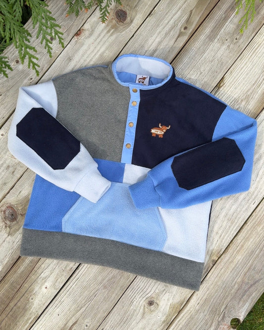 (COMING SOON) Caledonian Blue Scrap Fleece