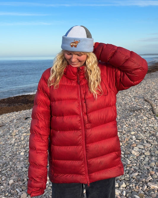 (COMING SOON) Caledonian Blue Scrap Beanie