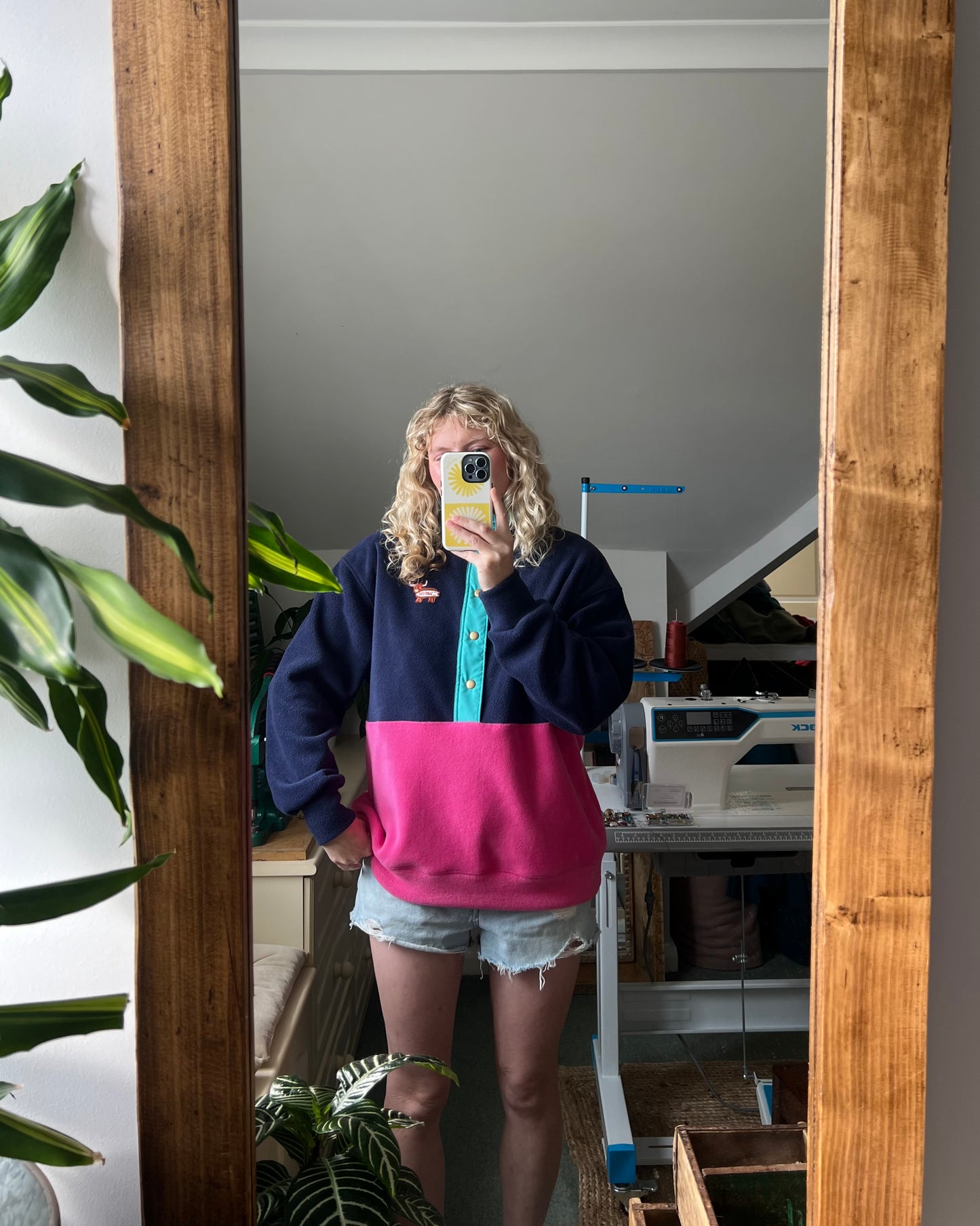 Navy and Pink
